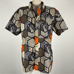 gsus sindustries Geometric Patterned Men's Shirt XL